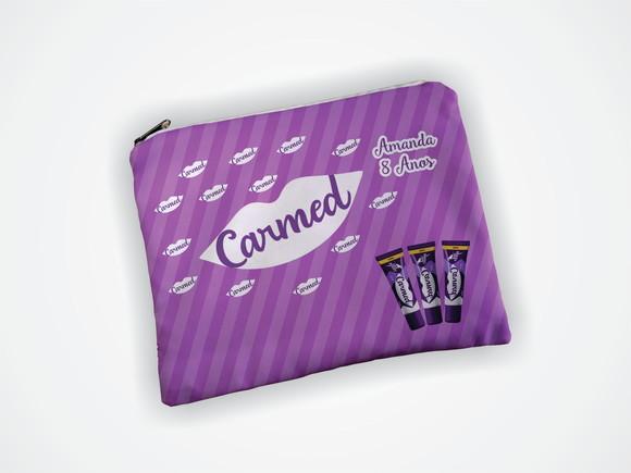 Necessaire 19x13cm Carmed Roxo