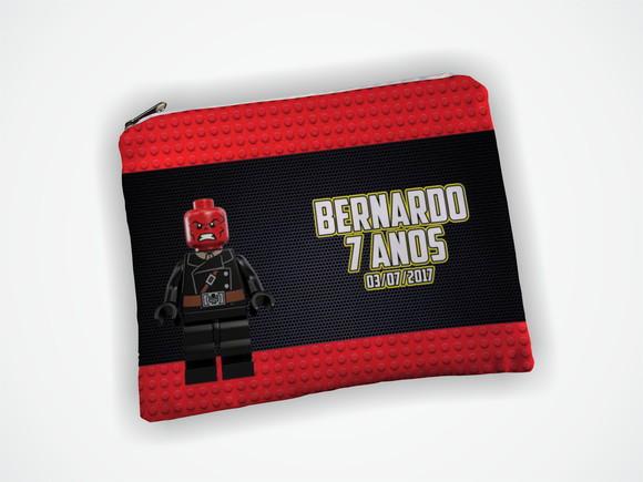 Necessaire 19x13cm Personalizada Lego