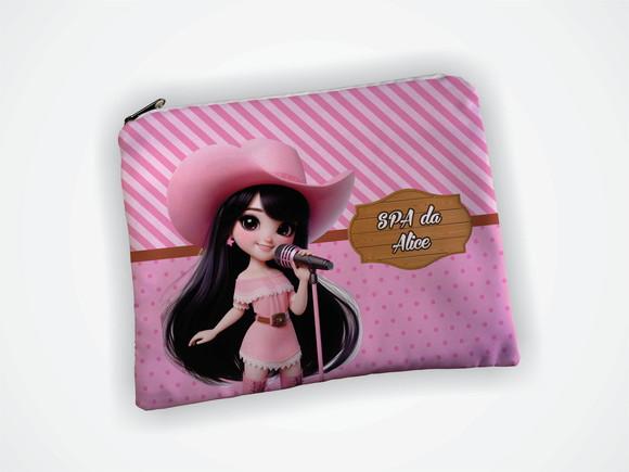 Lembrancinha Necessaire 19x13cm Aniversario Ana Castela