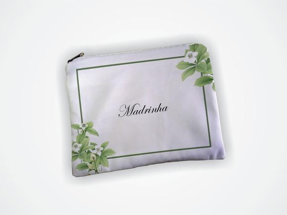 Necessaire 19x13cm Madrinha Verde