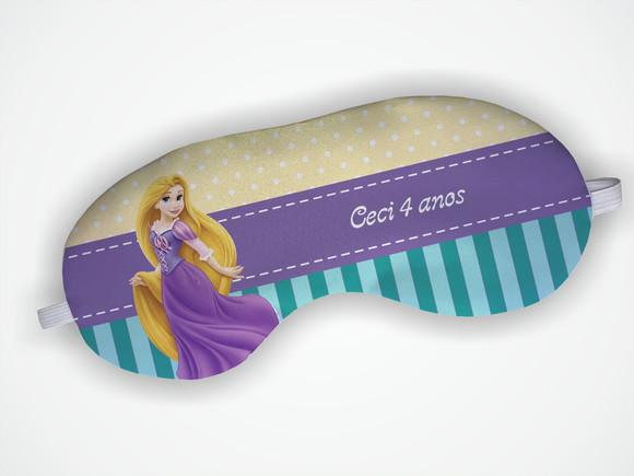 Lembrancinha Mascara Dormir Rapunzel Enrolados