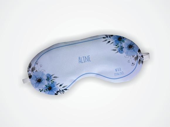 Máscara de Dormir Madrinha Casamento Azul Serenity