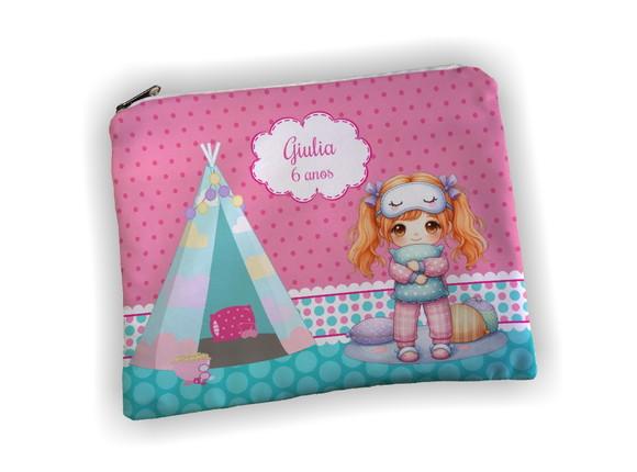 Lembrancinha Necessaire 19x13cm Personalizado Festa Pijama