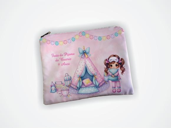 Lembrancinha Necessaire 19x13cm Personalizado Festa Pijama