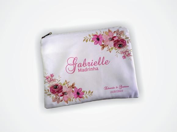 Necessaire 19x13cm Madrinha Rosa