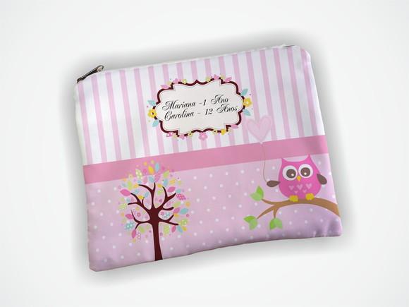 Necessaire 19x13cm Coruja