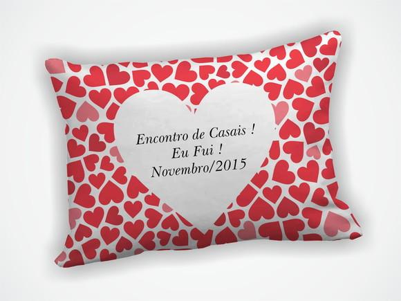 Almofada 18x28cm Personalizada Noivado