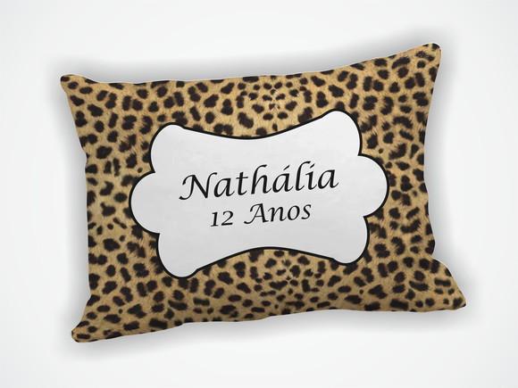 Almofada 18x28cm Personalizada Onça