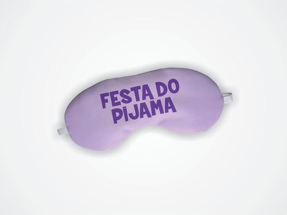 Lembrancinha Máscara de Dormir Aniversário Festa do Pijama