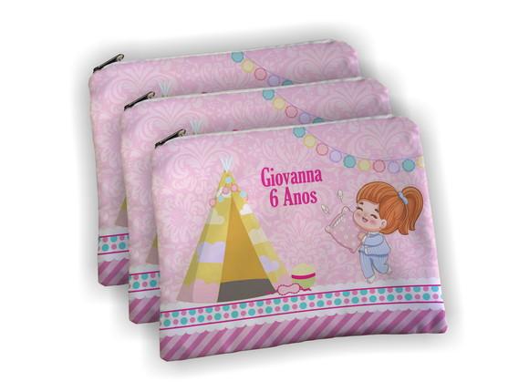 Necessaire 19x13cm Personalizado Festa do Pijama