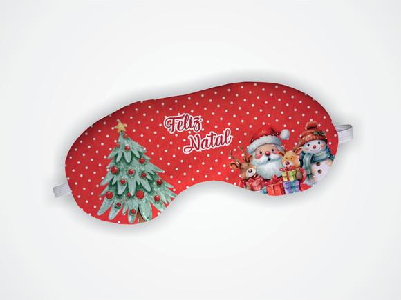 Lembrancinha Mascara de Dormir Tapa Olho Natal