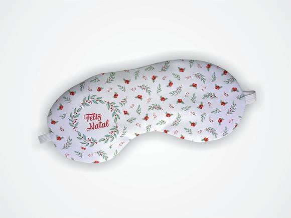 Lembrancinha Mascara de Dormir Tapa Olho Natal