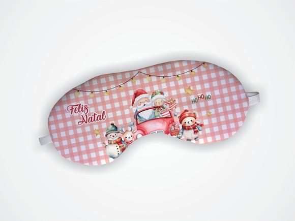 Lembrancinha Mascara de Dormir Tapa Olho Natal