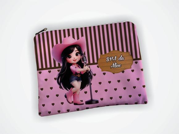 Lembrancinha Necessaire 19x13cm Aniversario Ana Castela