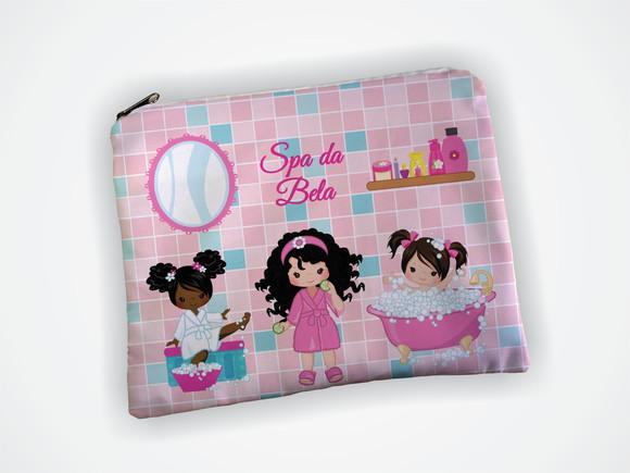 Lembrancinha Necessaire 19x13cm Meninas Festa Spa
