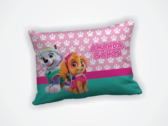 Lembrancinha Mini Almofada 18x28cm Patrulha Canina