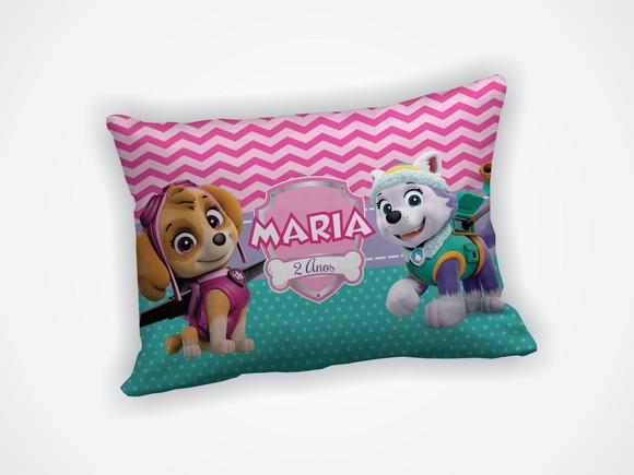 Lembrancinha Mini Almofada 18x28cm Patrulha Canina