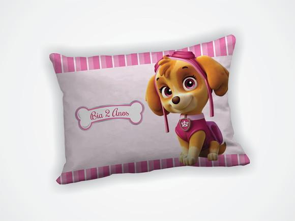 Lembrancinha Mini Almofada 18x28cm Patrulha Canina