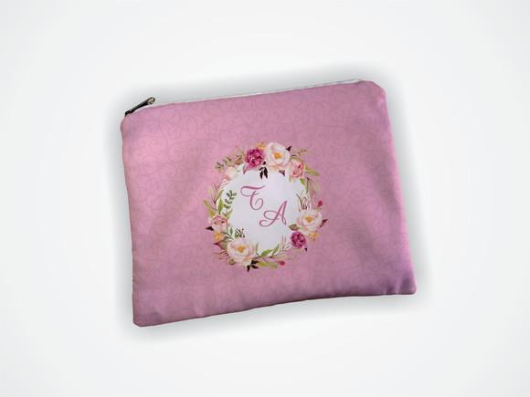 Necessaire 19x13cm Madrinha Rosa