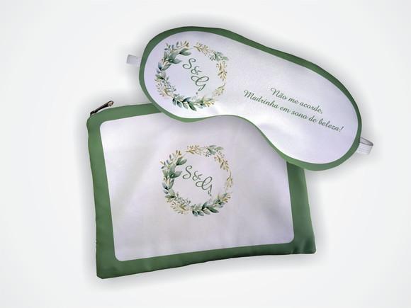 Kit Necessaire + Mascara Madrinha Verde