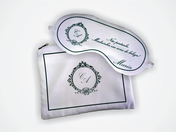 Kit Necessaire + Mascara Madrinha Verde