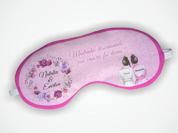 Máscara de Dormir Madrinha Rosa