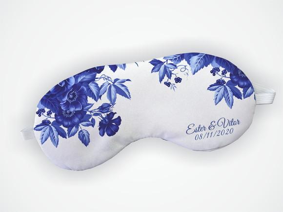 Máscara de Dormir Madrinha Casamento Azul