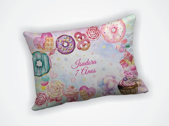 Almofada 18x28cm Personalizada Doces