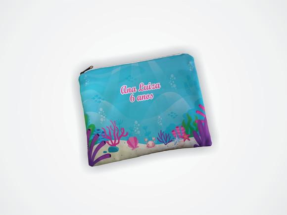 Necessaire 19x13cm Fundo do Mar