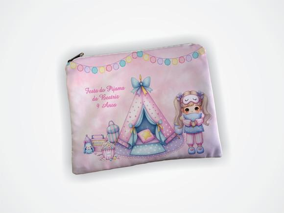 Necessaire 19x13cm Personalizado Festa do Pijama