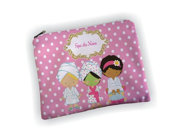 Lembrancinha Necessaire 19x13cm Festa Spa