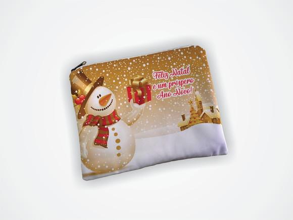 Necessaire 19x13cm Personalizada Natal