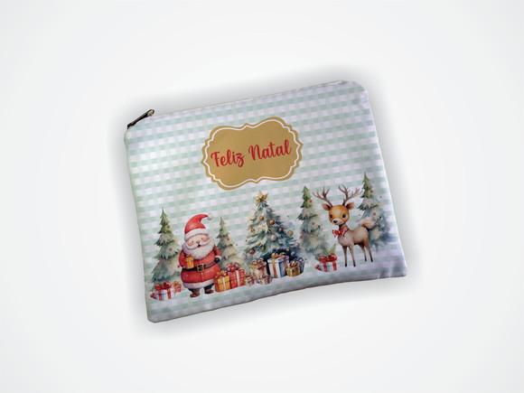 Necessaire 19x13cm Personalizada Natal
