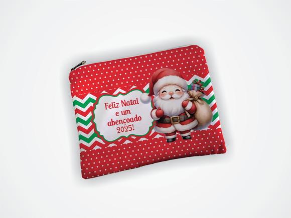 Necessaire 19x13cm Personalizada Natal