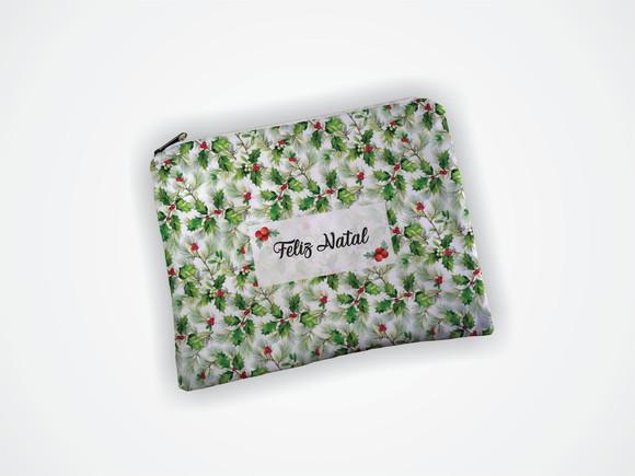 Necessaire 19x13cm Personalizada Natal