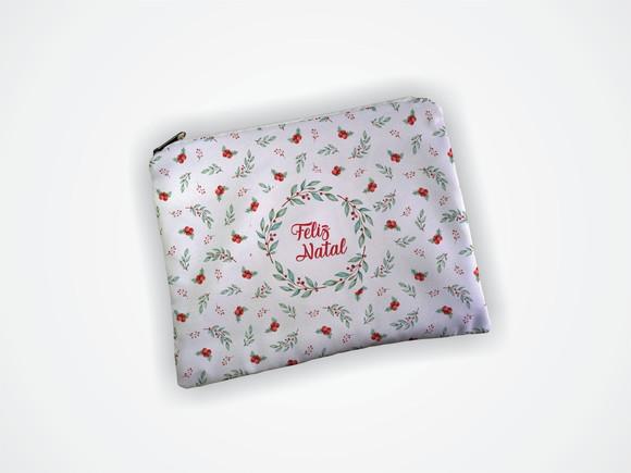 Necessaire 19x13cm Personalizada Natal