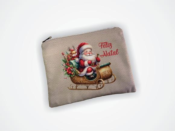 Necessaire 19x13cm Personalizada Natal
