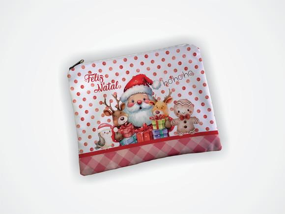 Necessaire 19x13cm Personalizada Natal