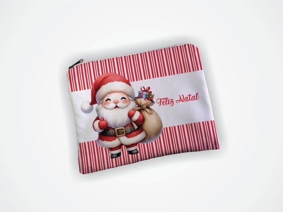 Necessaire 19x13cm Personalizada Natal
