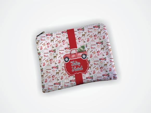 Necessaire 19x13cm Personalizada Natal