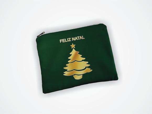 Necessaire 19x13cm Personalizada Natal