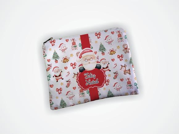 Necessaire 19x13cm Personalizada Natal