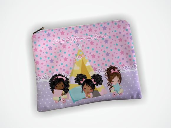 Lembrancinha Necessaire Personalizada 19x13cm Festa Pijama