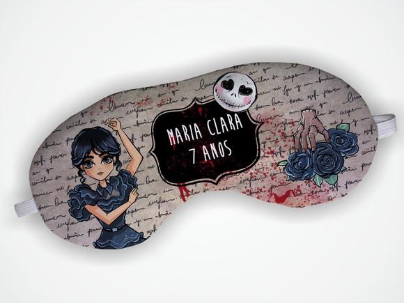 Mascara Dormir Personalizada Wandinha