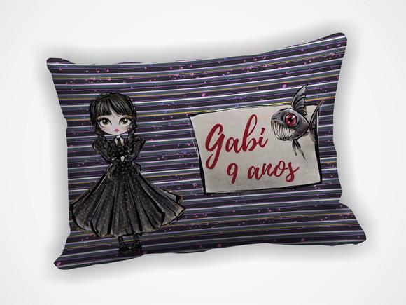Almofada 18x28cm Personalizada Wandinha