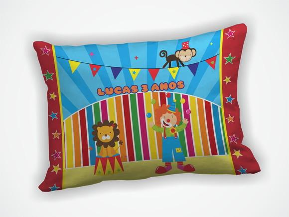 Almofada 18x28cm Personalizada Circo