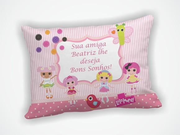 Almofada 18x28cm Personalizada Lalaloopsy