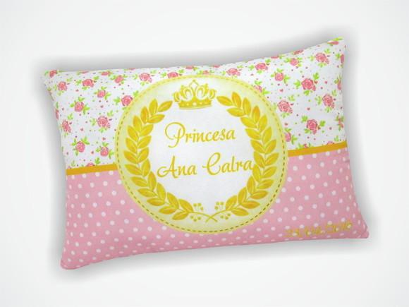 Almofada 18x28cm Personalizada Princesa