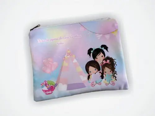 Necessaire 19x13cm Personalizado Festa do Pijama
