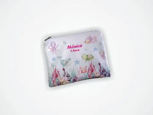 Necessaire 19x13cm Fundo do Mar